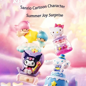 Kawaii Sanrio&kfc Kaunistused Hello Kitty Kuromi Cinnamonroll Littletwinstars Tarvikud Armas Ilu Kogumise Mänguasjad Tüdrukud Kingitus