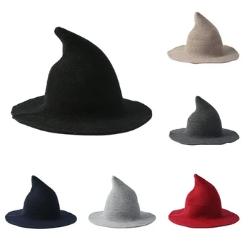 Halloween witch müts Meeste ja Naiste villane Müts Koo Mood Tahke Müts Sõbranna Kingitused Pool Fancy Kleit Müts